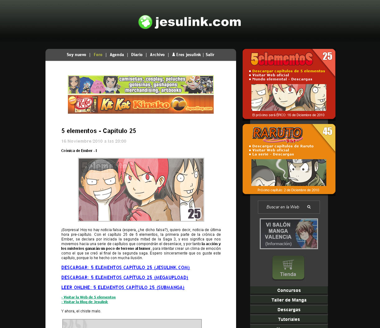 Jesulink - 10 años desde Raruto