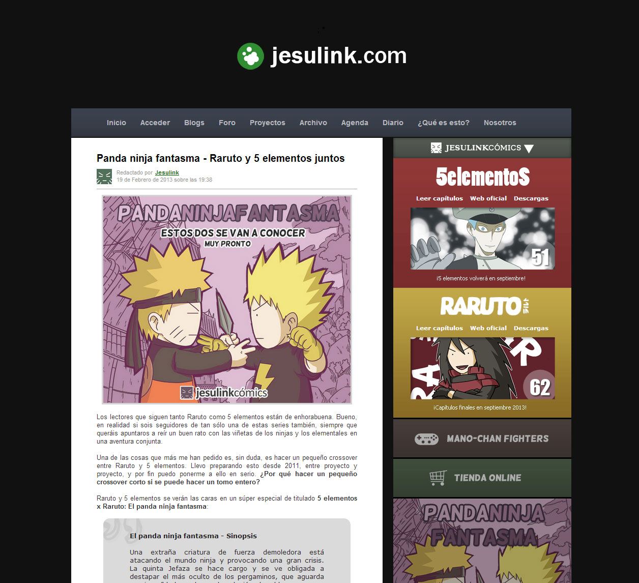 Jesulink - 10 años desde Raruto