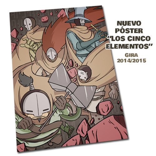 Los Cinco elementos póster