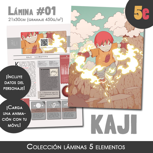 Láminas 5 elementos