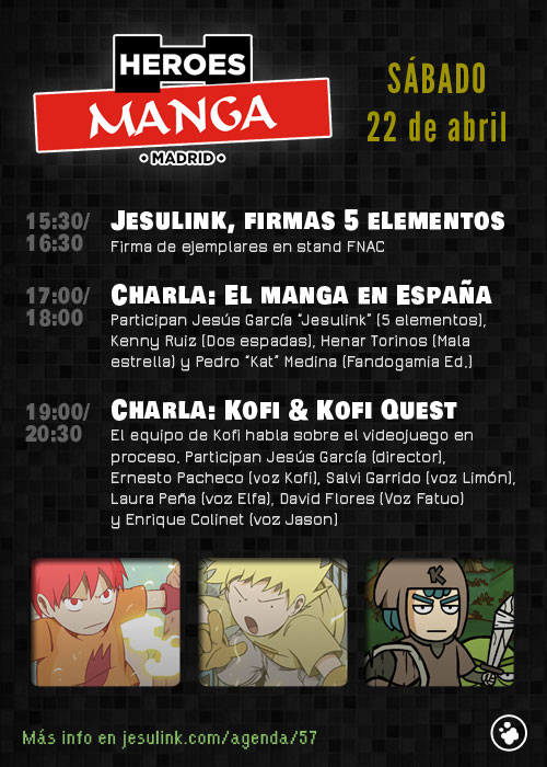 Jesulink - Heroes manga