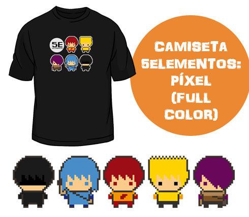 Camisetas Raruto y 5 elementos - Jesulink