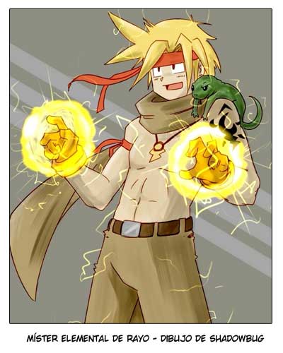 Miss y Mister elemental de sombra y rayo