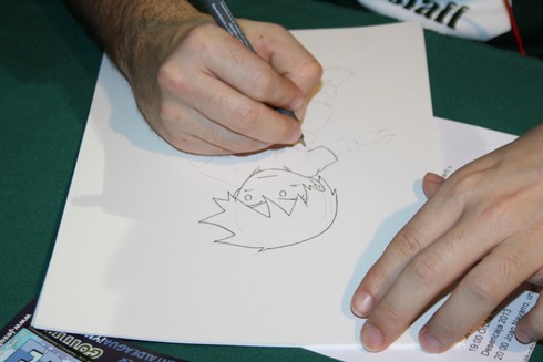 Jesulink visita Granda 2013 - Salón del Cómic - Raruto / 5 elementos