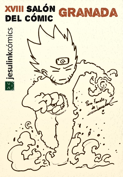 Jesulink visita Granda 2013 - Salón del Cómic - Raruto / 5 elementos