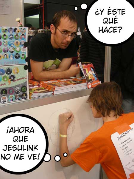 Foto de Raruto en Expomanga de Madrid