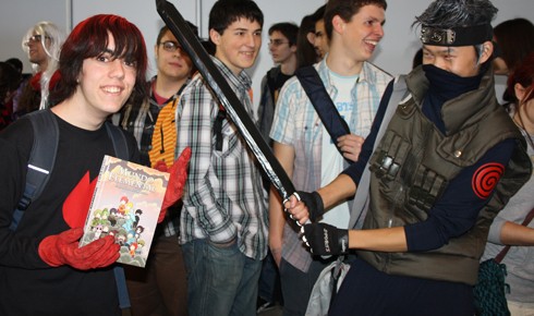 Jesulink en el X salón del manga de Valencia