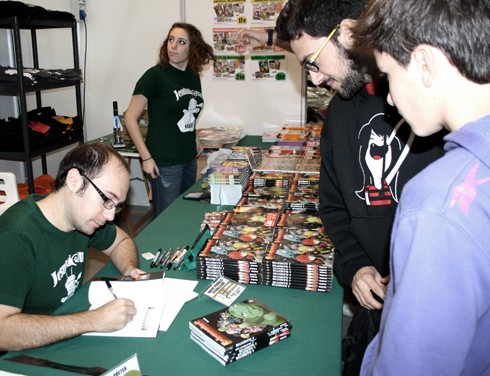 Jesulink en el X salón del manga de Valencia