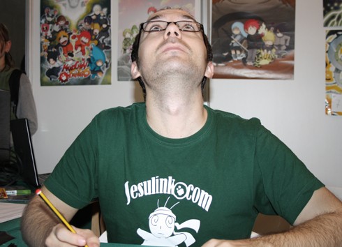 Jesulink en el X salón del manga de Valencia