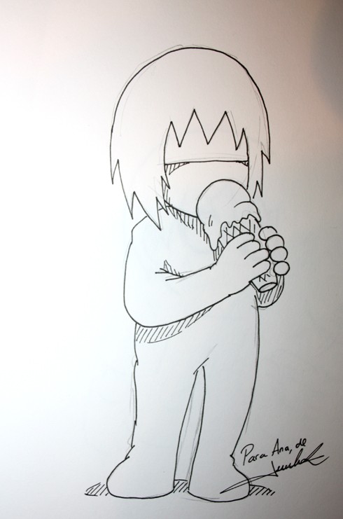 Jesulink en el X salón del manga de Valencia