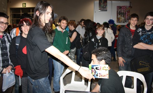 Jesulink en el X salón del manga de Valencia