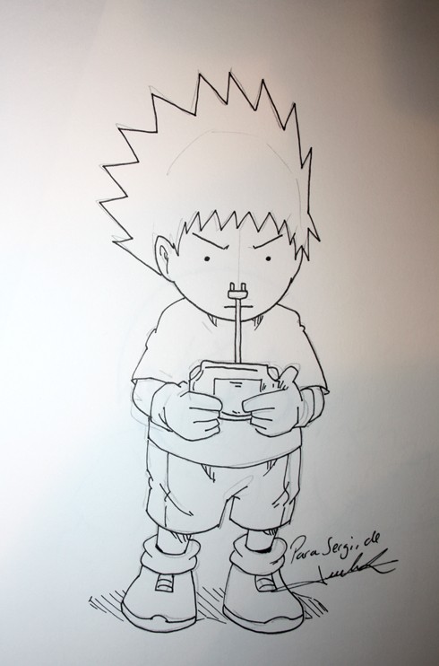 Jesulink en el X salón del manga de Valencia