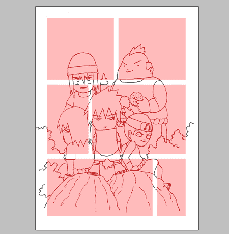 Taller de Manga. Cómo hacer bordes de viñetas Photoshop