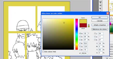 Taller de Manga. Cómo hacer bordes de viñetas Photoshop