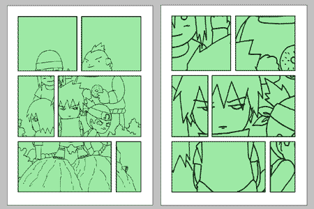 Taller de Manga. Cómo hacer bordes de viñetas Photoshop