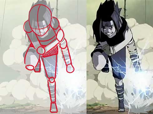 Taller de Manga dibujo esqueleto humano jesulink