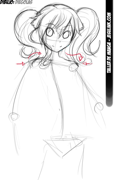 Taller de Manga. Cómo dibujar una chica Manga.