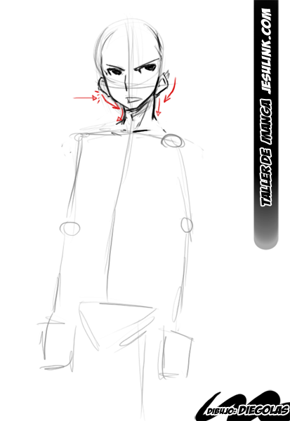 Taller de Manga. Cómo dibujar un chico Manga.