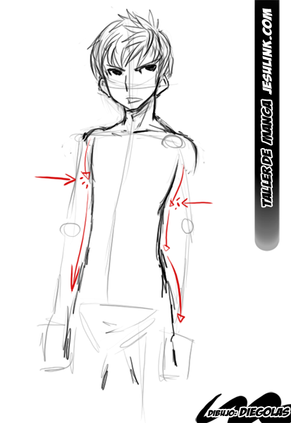 Taller de Manga. Cómo dibujar un chico Manga.