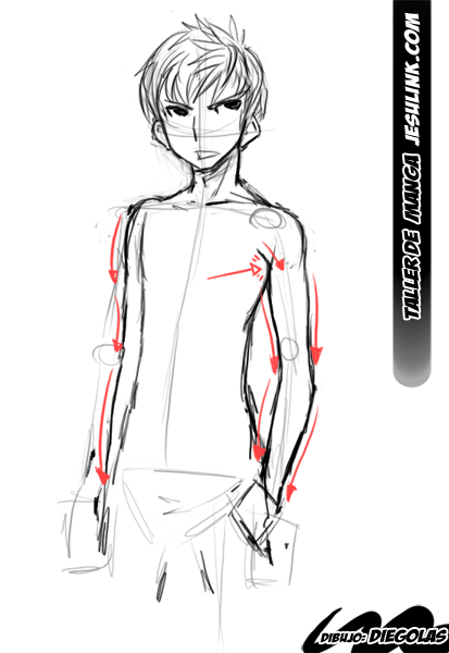 Taller de Manga. Cómo dibujar un chico Manga.