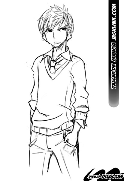 Taller de Manga. Cómo dibujar un chico Manga.