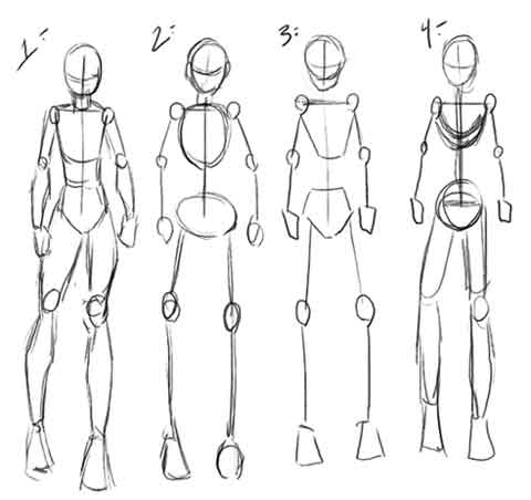 Taller de Manga jesulink personajes mutante