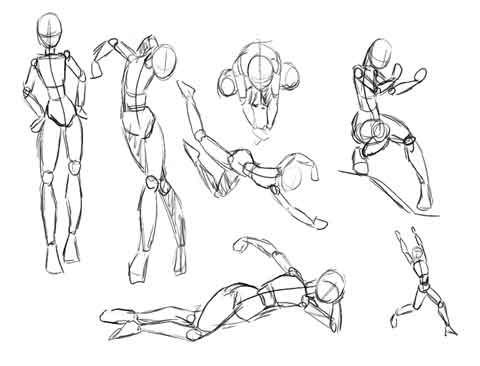 Taller de Manga jesulink personajes mutante